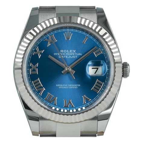 rolex datejust azzurro|rolex 126334.